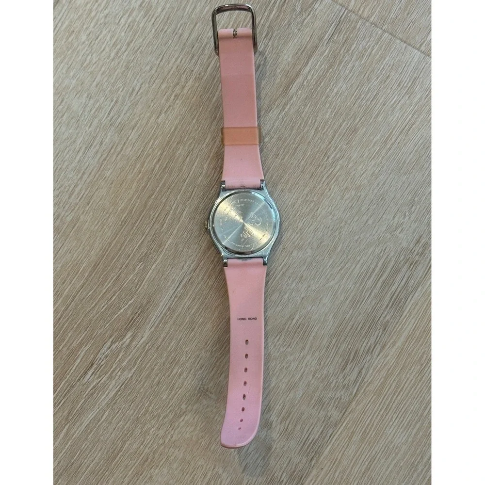 Vintage 90s Barbie Pink Poodle Boutique Graphic Watch